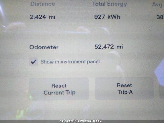 5YJSA1E15FF117368 Tesla Model S Kwh Battery