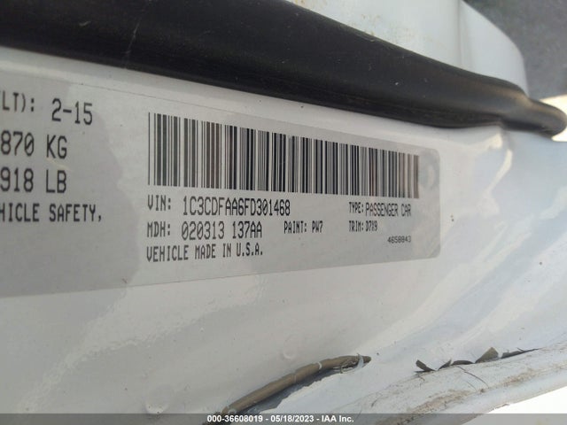 Dodge DART SE 2015 1C3CDFAA6FD301468 Image 9