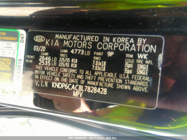 KNDP6CAC8L7828428 KIA SPORTAGE S