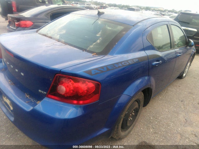 2013 DODGE AVENGER SXT VIN: 1C3CDZCB6DN621887