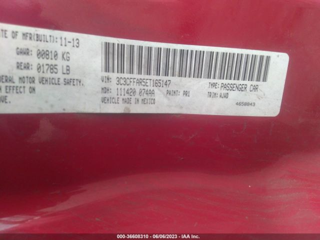 3C3CFFAR5ET165147 Fiat 500 POP