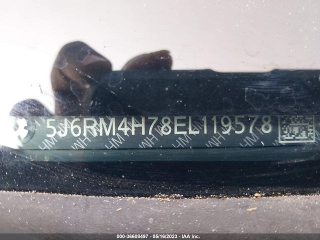 Honda Cr-v Ex-l 2014 5J6RM4H78EL119578 Image 9