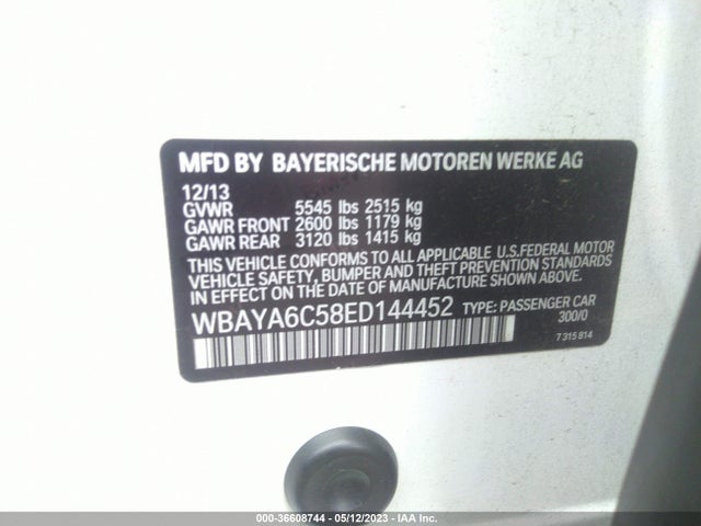 WBAYA6C58ED144452 BMW 7 Series 740i