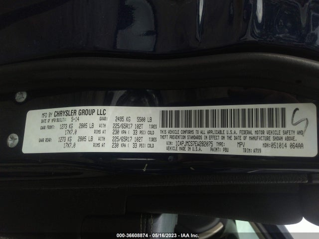 1C4PJMCS7EW282075 Jeep Cherokee Latitude