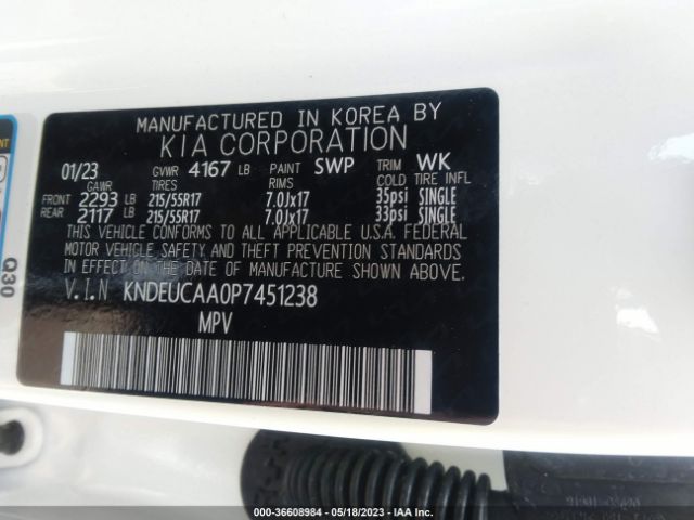 KNDEUCAA0P7451238 KIA SELTOS S