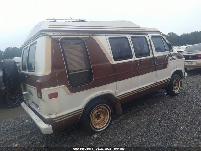 1985 DODGE RAM VAN B150 VIN: 2B7FB13H9FK200054