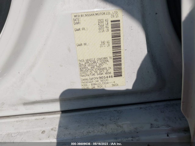Nissan Altima 2.5 S 2015 1N4AL3AP2FN905446 Image 11