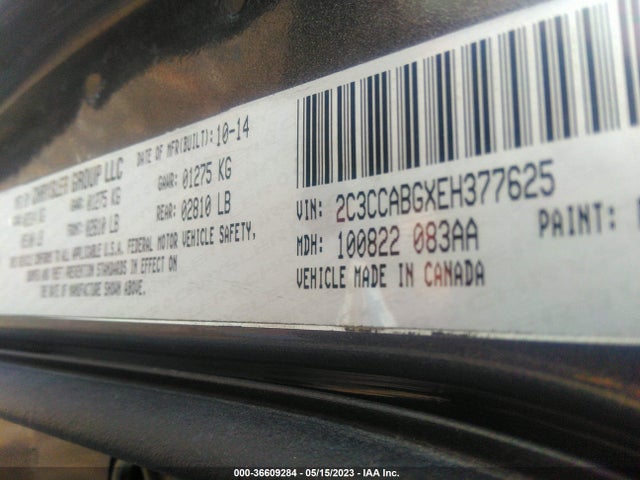Chrysler 300 300s 2014 2C3CCABGXEH377625 Image 9