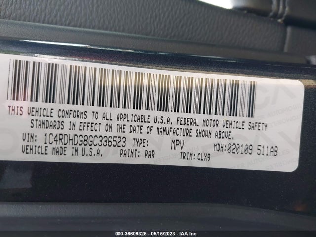 Dodge DURANGO LIMITED 2016 1C4RDHDG8GC336523 Image 9