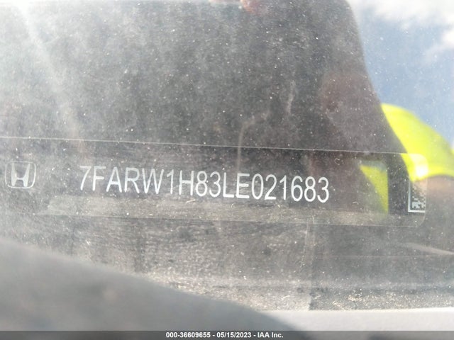 2020 HONDA CR-V EX-L VIN: 7FARW1H83LE021683