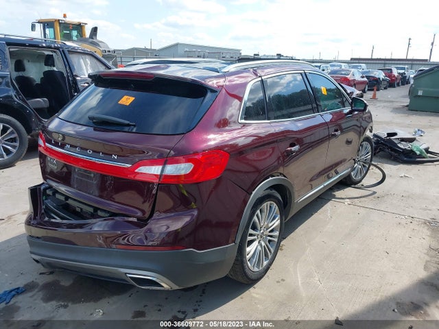 2018 LINCOLN MKX RESERVE VIN: 2LMPJ6LR8JBL39789