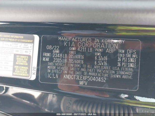 2023 Kia Niro, VIN: KNDCT3LEXP5040452