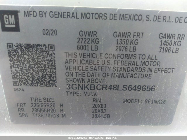 Chevrolet Blazer Lt 2020 3GNKBCR48LS649656 Image 9