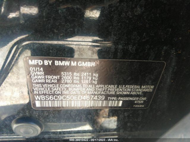 WBS6C9C50ED467439 BMW M6