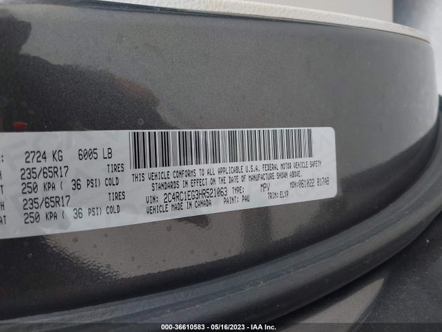 2C4RC1EG3HR521063 Chrysler Pacifica Touring-l Plus