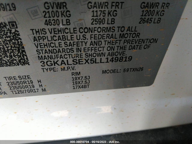 GMC Terrain Denali 2020 3GKALSEX5LL149819 Image 9
