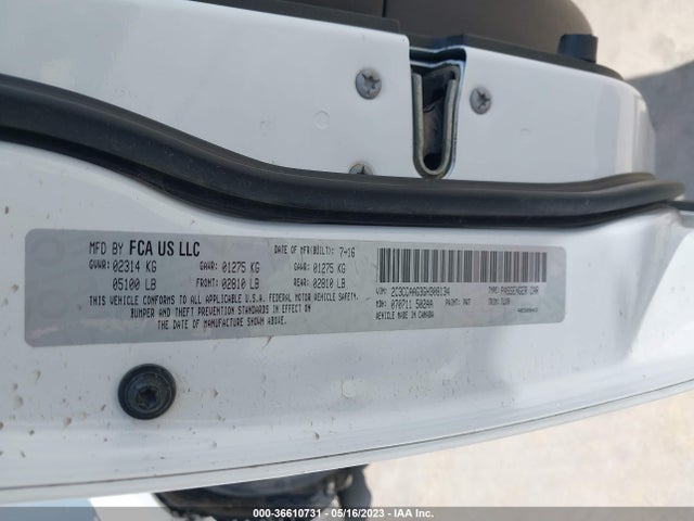 2C3CCAAG3GH308134 Chrysler 300 Limited