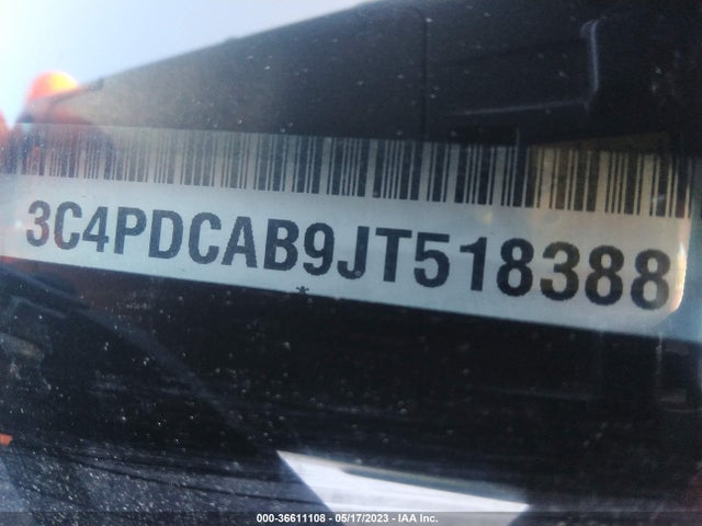 Dodge JOURNEY SE 2018 3C4PDCAB9JT518388 Image 10
