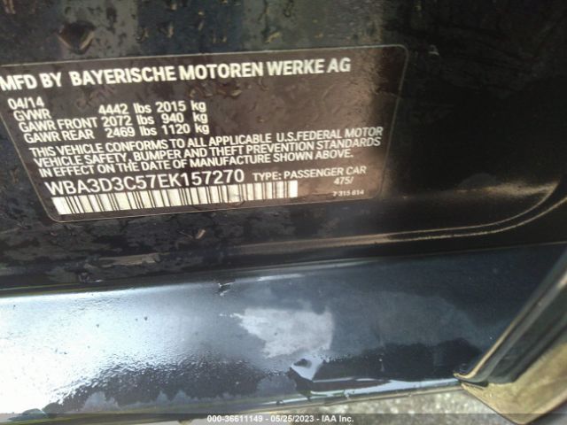 WBA3D3C57EK157270 BMW 3 Series 328d