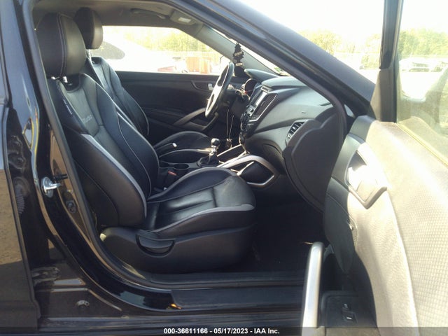 2014 HYUNDAI VELOSTER TURBO W/BLACK VIN: KMHTC6AE4EU190737