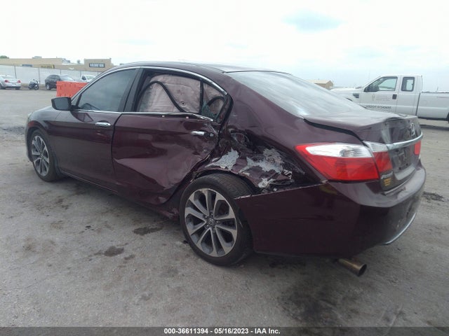 2014 HONDA ACCORD SDN SPORT VIN: 1HGCR2F57EA039883
