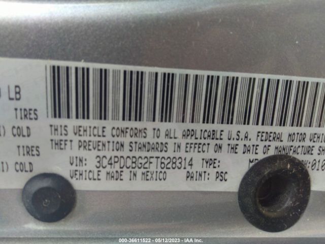 3C4PDCBG2FT628314 Dodge Journey Sxt