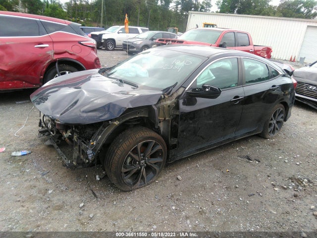 Honda Civic Sedan Sport 2019 2HGFC2F82KH596304 Image 2