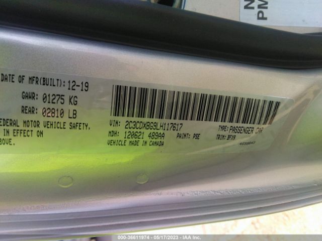 2C3CDXBG9LH117617 Dodge Charger Sxt