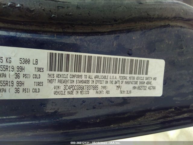 3C4PDCGB6KT837885 Dodge Journey Crossroad