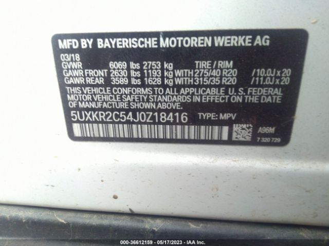5UXKR2C54J0Z18416 BMW X5 Sdrive35i
