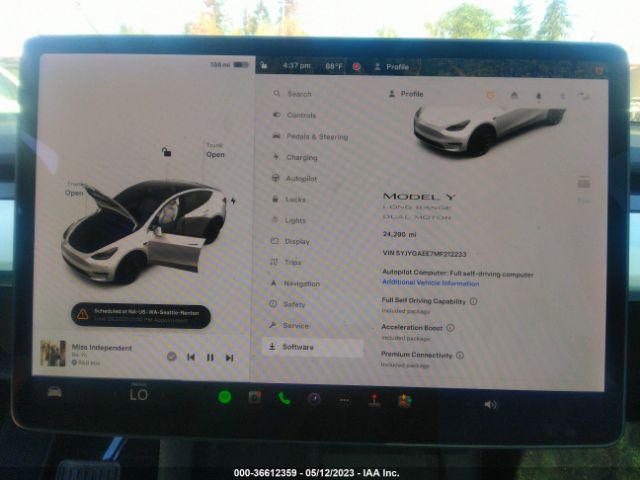 5YJYGAEE7MF212233 Tesla Model Y Long Range
