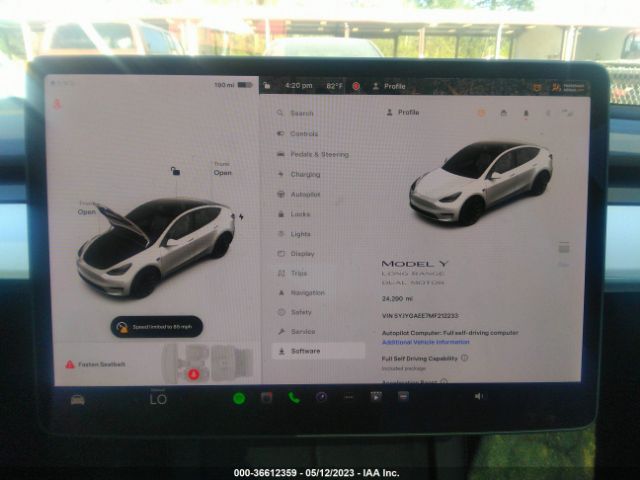 5YJYGAEE7MF212233 Tesla Model Y Long Range