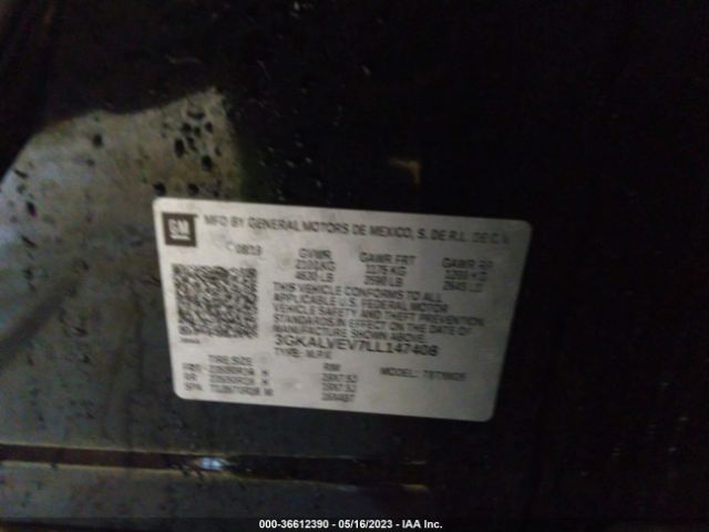 3GKALVEV7LL147408 GMC Terrain Slt