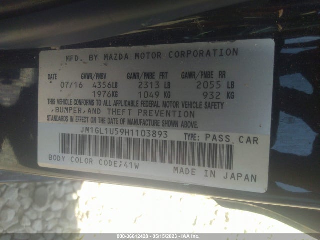 Mazda Mazda6 Sport 2017 JM1GL1U59H1103893 Image 11