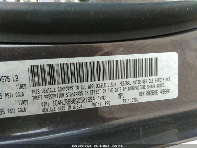1C4NJRBB8GD501694 Jeep Patriot Sport