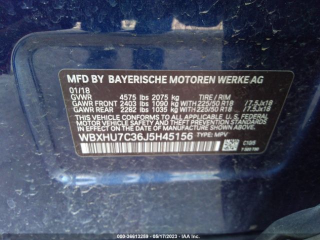 WBXHU7C36J5H45156 BMW X1 Sdrive28i