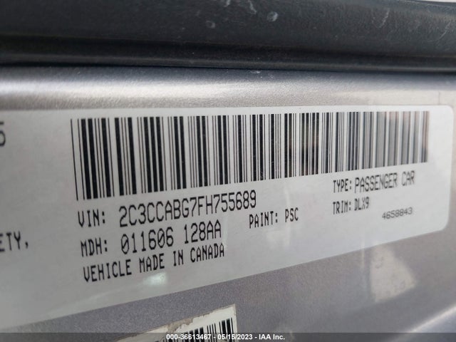 2C3CCABG7FH755689 Chrysler 300 300s