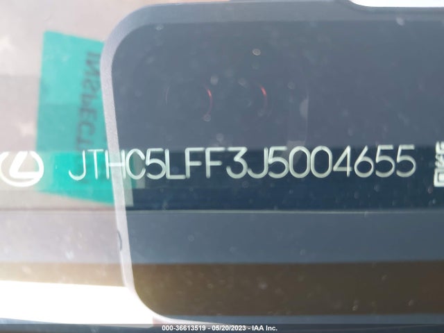 JTHC5LFF3J5004655 Lexus Ls Ls 500