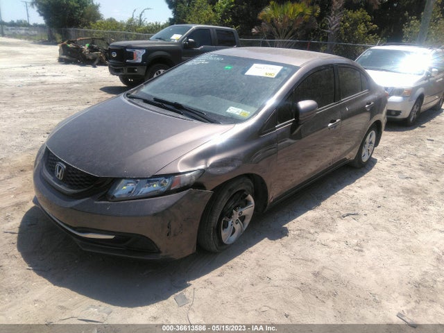 Honda Civic Sedan Lx 2014 2HGFB2F5XEH509634 Image 2