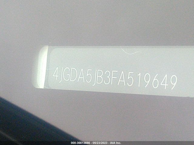 4JGDA5JB3FA519649 Mercedes-Benz M-class Ml 350