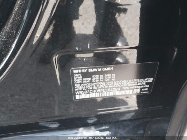 WBS83CH05PCL64299 BMW M5