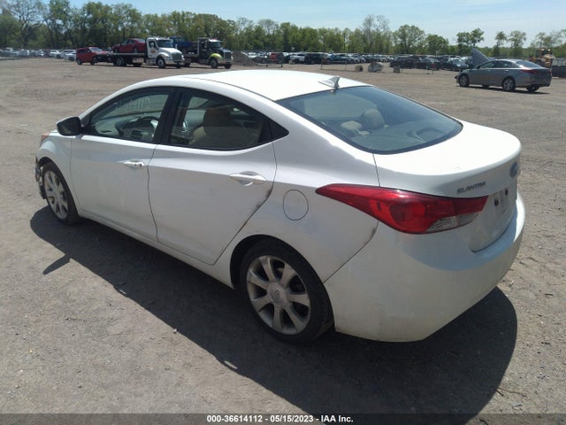 2012 HYUNDAI ELANTRA LIMITED PZEV VIN: 5NPDH4AE4CH095102