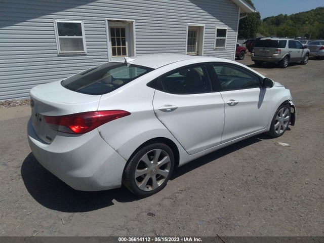 2012 HYUNDAI ELANTRA LIMITED PZEV VIN: 5NPDH4AE4CH095102