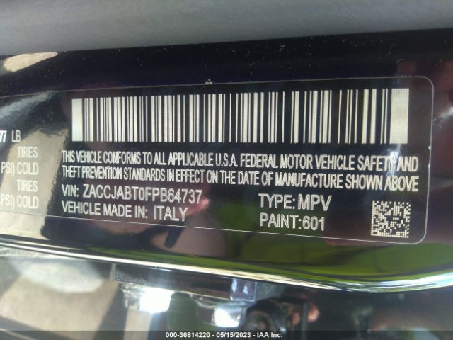 ZACCJABT0FPB64737 Jeep Renegade Latitude