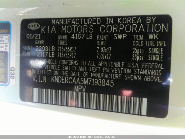 KNDERCAA5M7193845 KIA SELTOS EX
