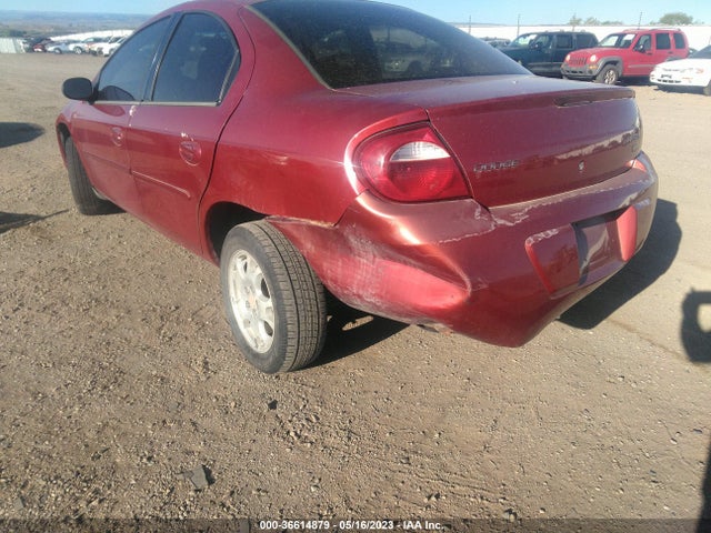 2005 DODGE NEON SXT VIN: 1B3ES56C45D128743