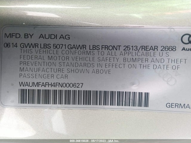 WAUMFAFH4FN000627 Audi A5 Premium Plus