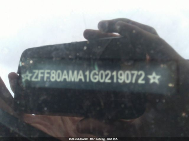 ZFF80AMA1G0219072 Ferrari 488 SPIDER