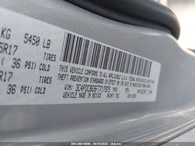 3C4PDCBG9FT717975 Dodge Journey Sxt