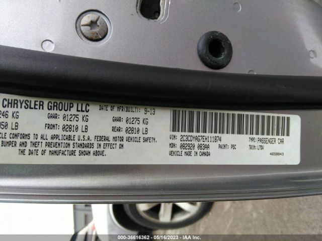 2C3CDYAG7EH111874 Dodge Challenger Sxt